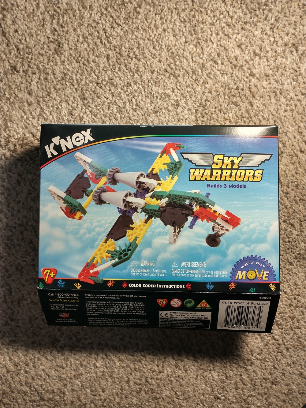 Vintage 1998 K'NEX Sky Warriors Building Set